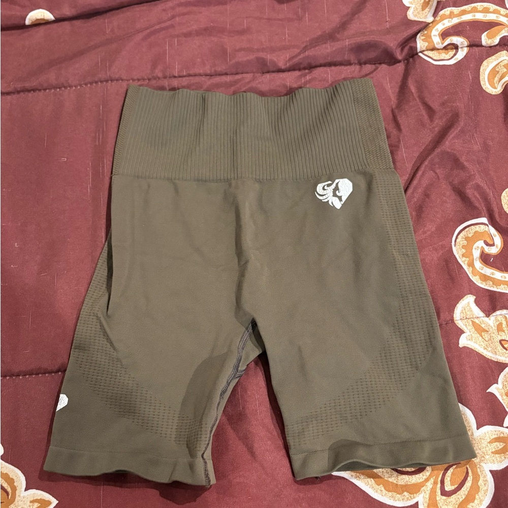 Olive Green Women's Shorts